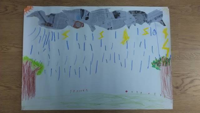 빗방울이 후두둑 : 다양한 빗소리, 그림으로 표현하기